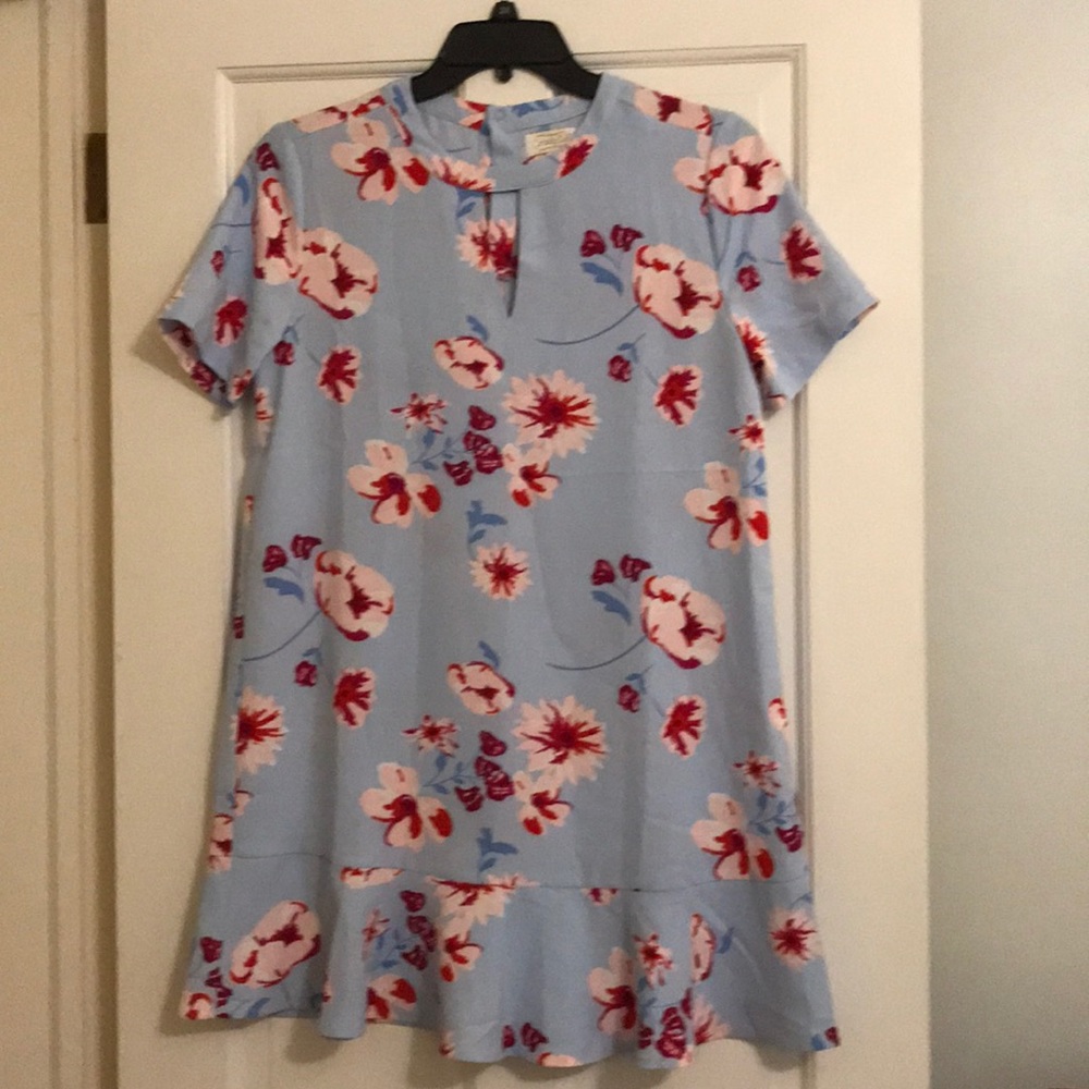 Floral Blue and Pink Short Dress by Mud Pie